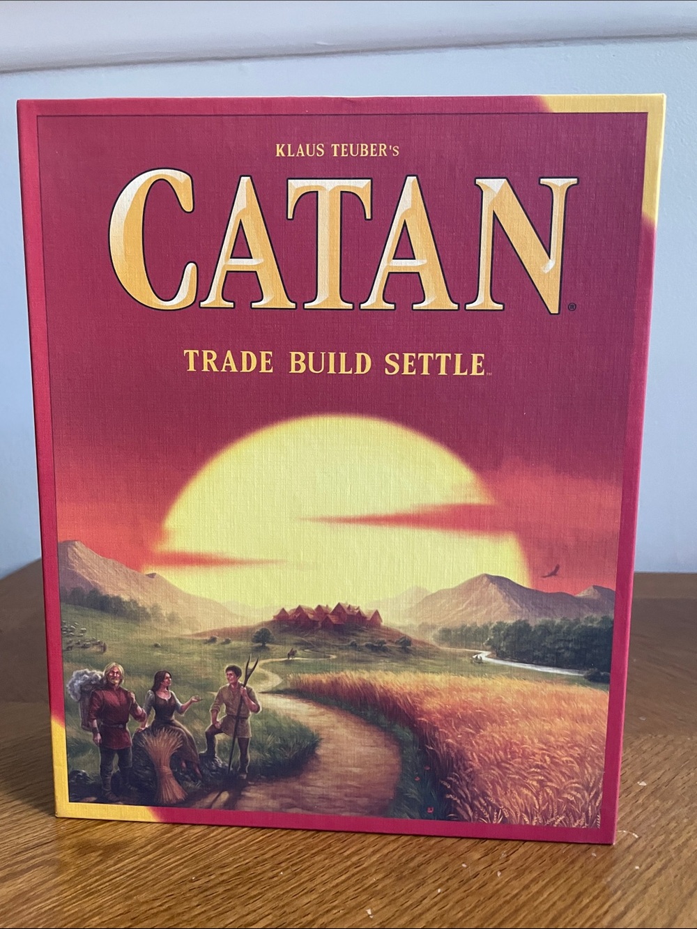 Klaus Teuber’s Catan Board Game - Trade Build Sell Red Edition